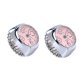 thumbnail image 1 of 2 relojes de cuarzo para llevar en los dedos, relojes creativos con forma de anillo, mini accesorios para mostrar la hora para mujeres y hombres (rosa), 1 of 7