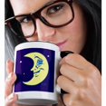 thumbnail image 2 of 3drose, Moon Art, 11oz Two-tone Black Mug, 2 of 6
