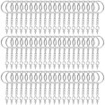 thumbnail image 1 of Set de anillas para llaveros Audab de 360 piezas, hierro niquelado, 1 of 8