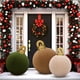 thumbnail image 5 of Juego de 3 Bolas Inflables Gigantes de Terciopelo para Navidad Jenaai, 5 of 6