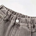 thumbnail image 4 of Cdudpw Boys Baggy Jeans Kids Casual Straight Leg Loose Fit Denim Pants with Pockets, 4 of 9