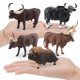 thumbnail image 2 of Simulación de animales salvajes, buey almizclero, buey de río, buey de Gower, modelo de adornos decorativos, 2 of 2