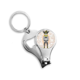 thumbnail image 1 of Perro Ropa Acuarela preciosa ilustración Llavero anillo Toe Nail Clipper kit de herramienta cortadora tijera abridor de botella de regalo, 1 of 3