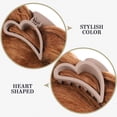 thumbnail image 4 of 3 pinzas para el pelo con forma de corazón, pinzas medianas con forma de corazón, pinzas antideslizantes para el pelo., 4 of 6