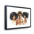 thumbnail image 3 of Designart 'Afro American Fashion Portraits' Glam Framed Canvas Wall Art Print, 3 of 5