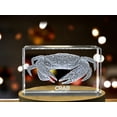 thumbnail image 2 of Exquisite 3D Engraved Crystal of a Majestic Crab - Perfect for Ocean Lovers and Marine Enthusiasts, 2 of 6