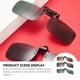 thumbnail image 3 of EeaseMX 3 gafas de sol polarizadas con clip y sin montura para gafas graduadas., 3 of 8