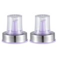 thumbnail image 1 of Dispensadores de tapones vertedores de acero inoxidable azul, 2 uds., 45mm, 1 of 4