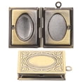 thumbnail image 1 of 2 piezas PCOLA VINTAGE CLOQUETES COLETO PHOTO PENDENTS LIBRO LIBRO COLEQUITOS PARA COLETO, 1 of 5