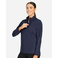 thumbnail image 2 of Devon & Jones DG410W Women's CrownLux Performance Windsor Welded Quarter-Zip Pullover-Navy-XS, 2 of 6