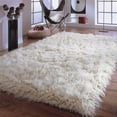 thumbnail image 2 of The Best 4x6 Flokati Rug Made.💥Ultra-plush 4” shag pile.💥100% natural wool. Stylish wool area rug., 2 of 6