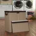thumbnail image 4 of Household Essentials Collapsible Double Laundry Hamper Sorter, 4 of 5