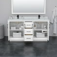 thumbnail image 7 of Wyndham Collection Wcf4141-66D-Vca-Us3m58 Strada 66" Free Standing Double Basin Vanity Set, 7 of 7