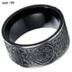 thumbnail image 2 of Anillo de acero inoxidable antigua 4 bestia guardiana, dragón, tigre blanco, suzaku, talla de basalto MFZFUKR CPB-YY911-3, 2 of 5