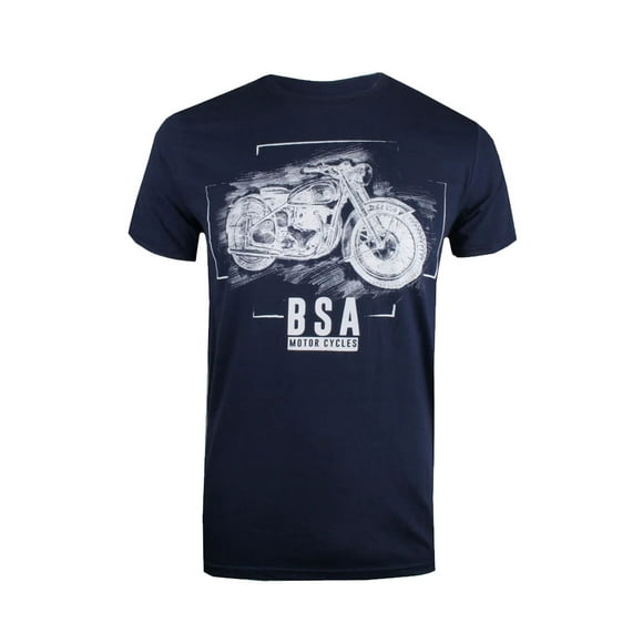 BSA T-Shirt à Esquisse à la Craie pour Hommes