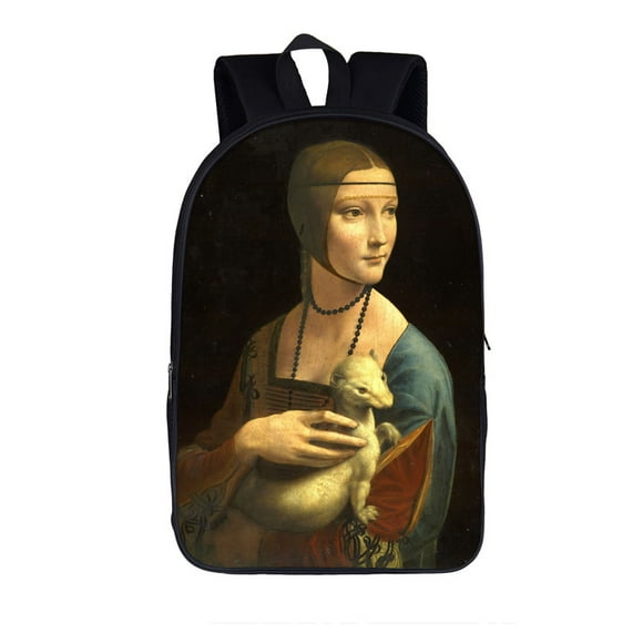 Starry Night Van Gogh Michelangelo Backpack for Teenage Girls Boys School Bags Children Bookbag School Backpack Women Backpack