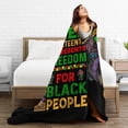 thumbnail image 5 of DouZhe Ultra-Soft Micro Fleece Lightweight Flannel Bed Blanket, Freedom Day Elements Print Cozy Warm Throw Blankets, 80"x60", 5 of 7
