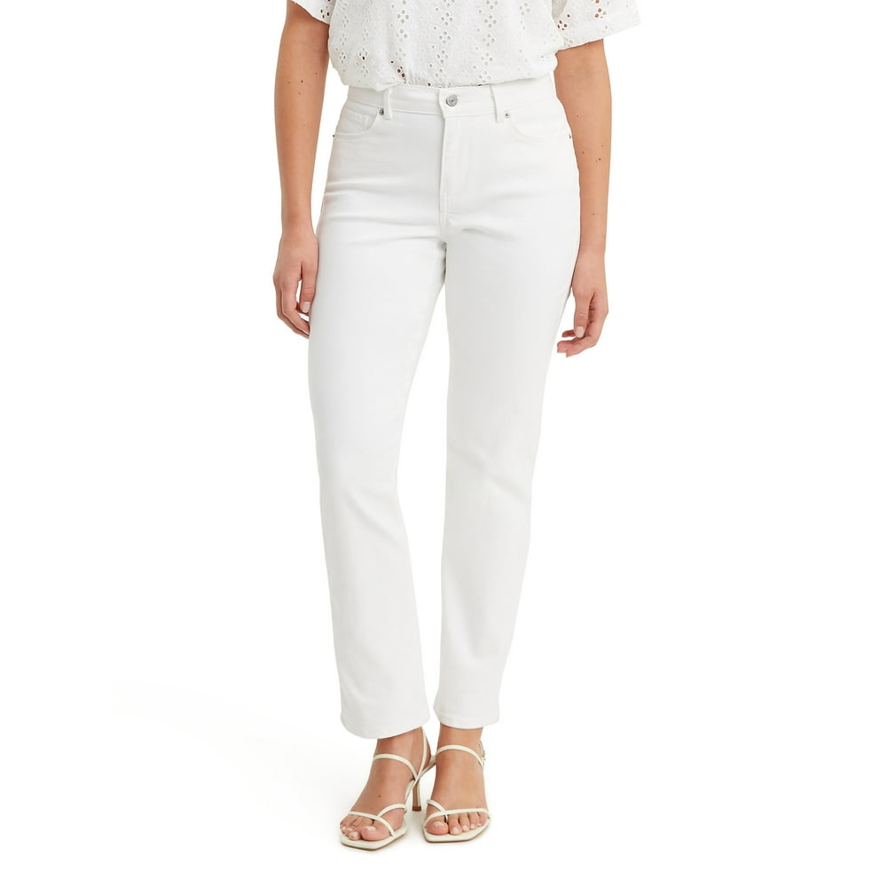 levi's pull on straight leg jeans