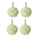 thumbnail image 1 of Esponja exfoliante familiar tejida para ducha, bolsa de esponja para ducha, cepillo de red, esponja para bañera, bola para fregar, cara, cuerpo, orinal, espuma rica, 4 Uds., 1 of 5