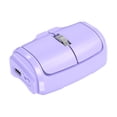 thumbnail image 3 of Mini ratón óptico con anillos para los dedos, ratón ergonómico para gamers, para viajes en casa. Violeta, 3 of 9
