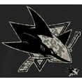 thumbnail image 2 of Men's San Jose Sharks Black Rink Warrior Pullover Hoodie, 2 of 2