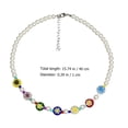 thumbnail image 2 of Shisuyan 1 Pce Collier Coloré Perle Pétale de Marguerite Chaîne Décorative de Clavicule Bijoux, 2 of 8
