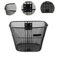 thumbnail image 6 of yotijay Bike Front Basket Black Cargo Basket for Mountain Road Bikes Folding M with Short Brace, 6 of 8