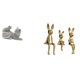 thumbnail image 1 of Escultura familiar de gato y conejo, adorno de mesa, figura decorativa, estatua de animal para dormitorio, sala de estar, oficina, escritorio, regalo, 1 of 8