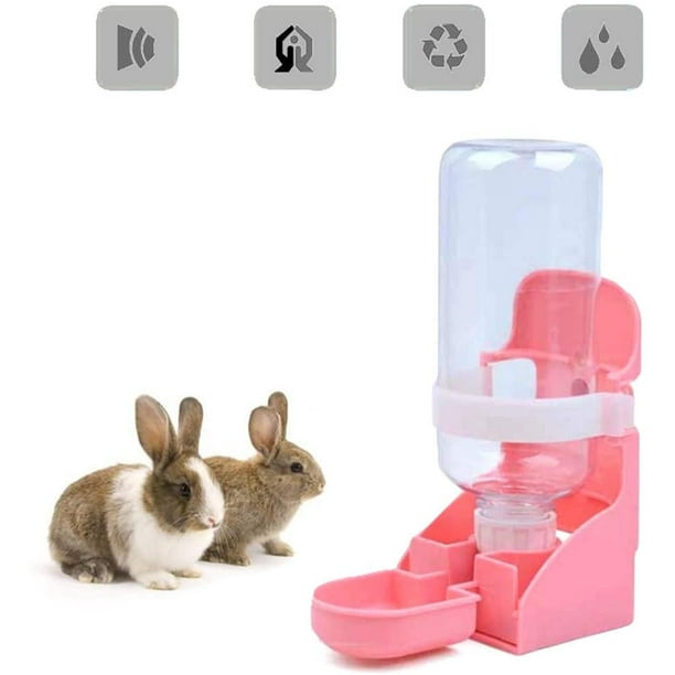 Forzero Automatic Rabbit Feeders,17oz Rabbit Cage Feeder, Pet Hanging