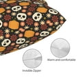thumbnail image 3 of Yiaed Skulls Print Brushed Microfiber Envelope Pillowcases, Standard,Envelope Closure Pillow Cases(No pillow core)-14"x20", 3 of 6