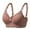 Khaki, variant on Women Soft Cup Bra Seamless Push Up Bra for Women Full Coverage Large Cup Support Comfortable Underwire Free T Shirt Bra 100C Pink