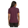 thumbnail image 2 of Port Authority Women's Short Sleeve Silk Touch Classic Polo Shirt Burgundy X-Large, 2 of 4