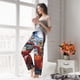 thumbnail image 5 of Balery Halloween Pets Pumpkins Pantalones de pijama para mujer, pijamas ultraligeros, pantalones de estar por casa-XX-Large, 5 of 6