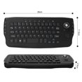 thumbnail image 3 of Graflsoa Compact 2.4G Wireless Keyboard with Trackball Mouse, USB Receiver, Plug & Play, Black (Batteries Not Included), 3 of 6