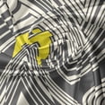 thumbnail image 5 of Ambesonne Retro Window Valance, Nostalgic Abstract Zigzags, 54" X 18", Yellow Ivory and Grey, 5 of 5