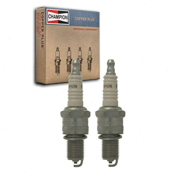 2 pc Champion 954 Copper Plus Spark Plugs for 3070190 BPR9ES RN57YCC Ignition Wire Secondary