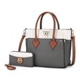 thumbnail image 1 of Bolso de mano y cartera MKF Collection By Mia K Brynlee Piel vegana Bloques de colores, 1 of 2