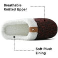 thumbnail image 4 of DSOLE Women's Fuzzy Slippers Memory Foam Bedroom Shoes Anti slip Indoor Outdoor House Slippers​ Red 8, 4 of 4