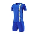 thumbnail image 2 of Odeerbi 6-16 Años Niños Verano Atletismo Trajes de Secado Rápido Deportes Running Tops Pantalones Cortos Conjunto Transpirable de Manga Corta Cuello Redondo Top Shorts, 2 of 6