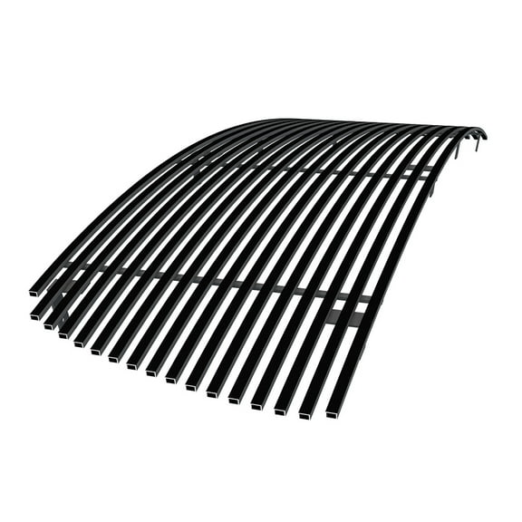 APS Premium Stainless Steel Black 8x6 Horizontal Billet Grille Compatible with Dodge Ram 1500 2009-2012 Main Upper N19-J23768D