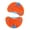 Orange, variant on Hyasfey Kids Swim Fin Adjustable Silicone Flippers for Lap Swimming Children Diving Auxiliary Hand Paddles for Pool Training Accessories