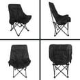 thumbnail image 4 of Harigal Oversized Comfort Padded Folding Camping Chair, 300 lbs Capacity, 4 of 8