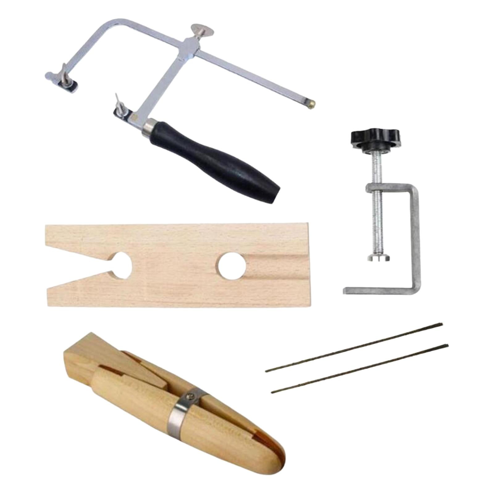 Professional Jewelry Making Tool Bench Pin Wooden Fixture Tools Set Clamp  for Drilling Processing Filing Polishing 