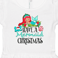 thumbnail image 3 of Inktastic Have a Mermaid Christmas with Crab and Seashell Girls Baby Dress, 3 of 4