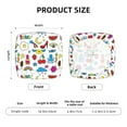thumbnail image 5 of Goofa Summer Printed Couch Cushion Covers,Soft and Durable Throw Pillow Case , Floral Sofa Magic Sofa Stretch Cushion Couch Covers Washable, 5 of 9