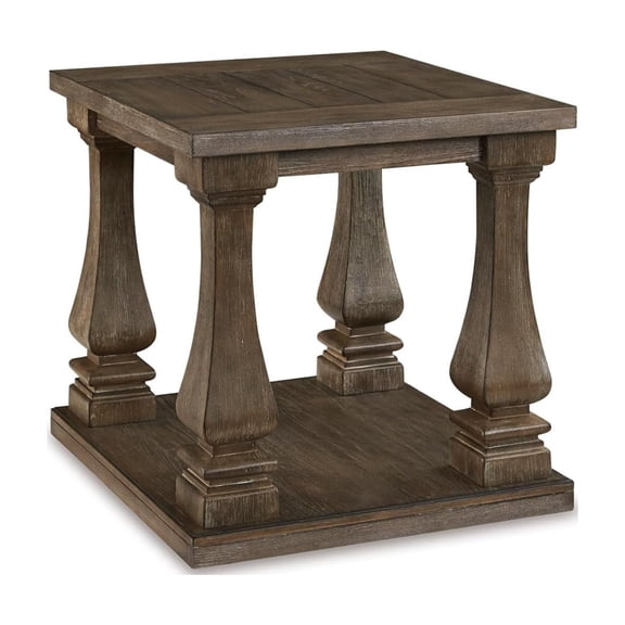 Bowery Hill End Table in Gray