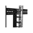 thumbnail image 3 of StarTech.com Vertical 0U Server Rack Cable Management w/ D-Ring Hooks - 20U Network Rack Cord Manager Panel - 3ft Wire Organizer (CMVER20UD) - D-ring cable management kit - 3 ft - black - 20U - for P/N: RK2537BKM, RK4242BK24, RK4242BK30, 3 of 9