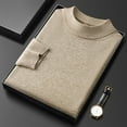 thumbnail image 4 of Big and Tall Mens Turtleneck Sweaters,Long Sleeve Basic Shirts Soft Cozy Pullover Layering Undershirts,M-4XL, 4 of 9