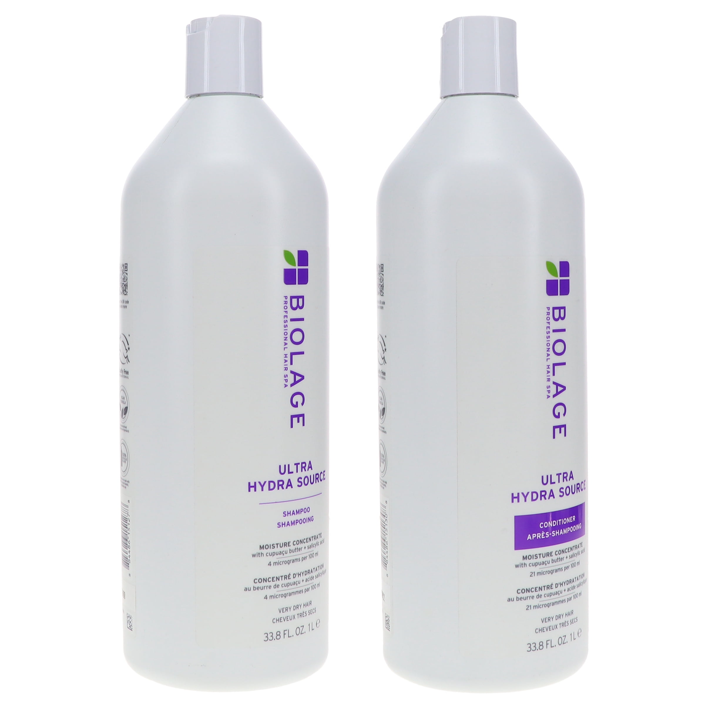 Matrix Biolage Ultra Hydrasource Shampoo 33.8 oz & Conditioner 33.8 oz Combo Pack