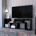 thumbnail image 3 of FM FURNITURE Harmony Extendable TV Stand Black Engineered Wood, 3 of 7